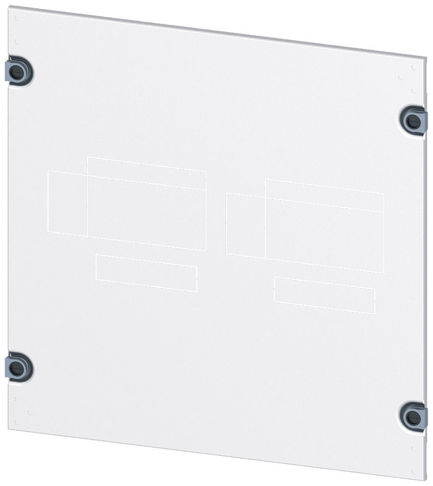SIEMENS - mostrina copriforo 3VA13 (400A), 3VA14 (630A), 3VA23 (400A), 3VA24 (630A), a 4 poli, installazione fissa, azionamento: direttamente, comando rotati...