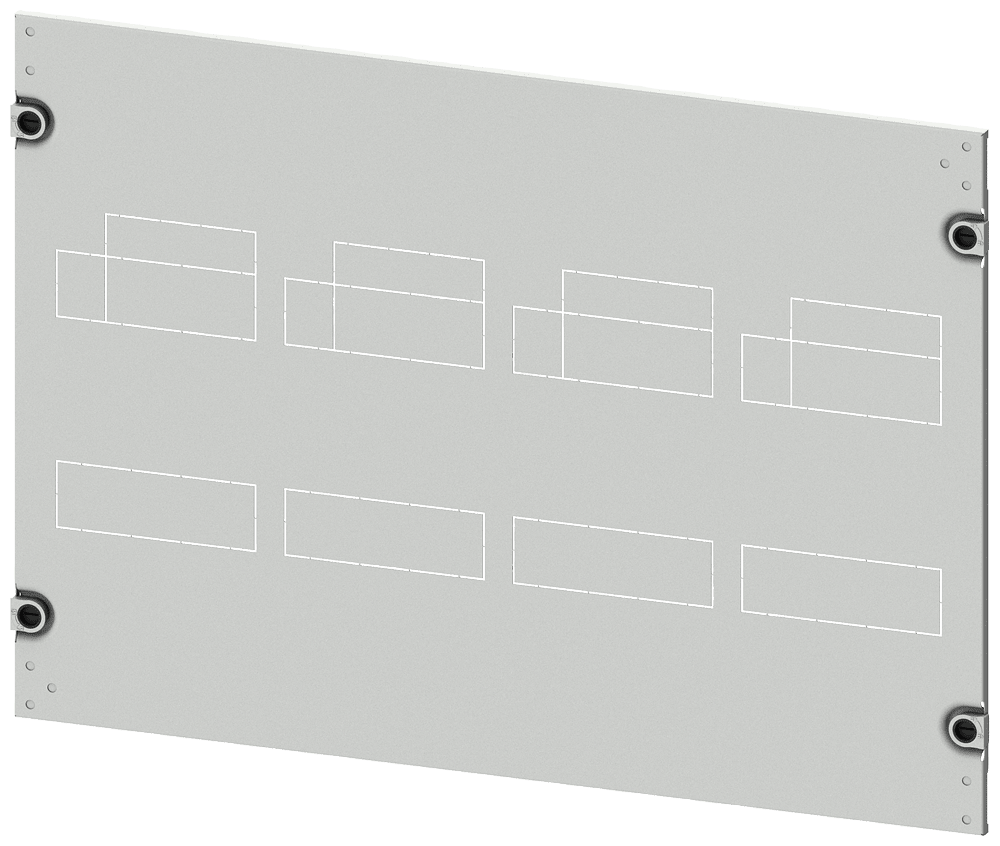 SIEMENS - mostrina copriforo 3VA12 (250A), a 4 poli, installazione fissa, azionamento: direttamente, comando rotativo frontale, comando a motore, RCD: con; A...