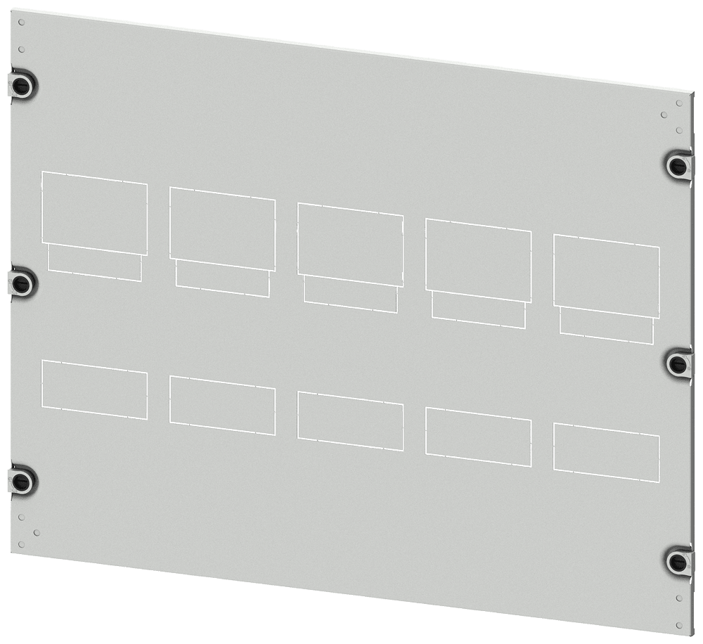 SIEMENS - mostrina copriforo 3VA20 (100A), 3VA21 (160A), 3VA22 (250A), a 3 poli, installazione fissa, azionamento: direttamente, comando rotativo frontale, R...