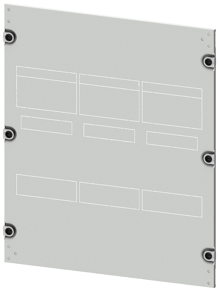 SIEMENS - mostrina copriforo 3VA23 (400A), 3VA24 (630A), a 3 poli, installazione fissa, azionamento: direttamente, comando rotativo frontale, comando a motor... 8PQ20606BA25