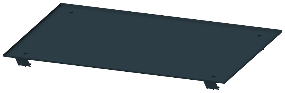 SIEMENS - Piastra del tetto rialzata IPX1, La: 1000mm P: 600mm 8PQ23016BA03