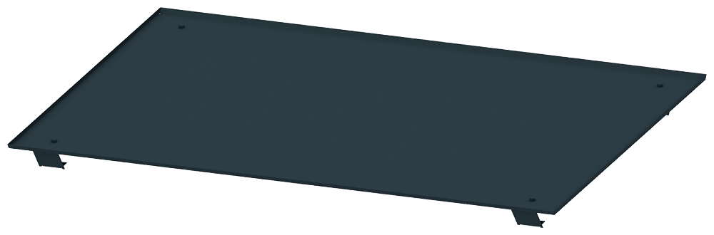 SIEMENS - Piastra del tetto rialzata IPX1, La: 1200mm P: 800mm 8PQ23028BA03