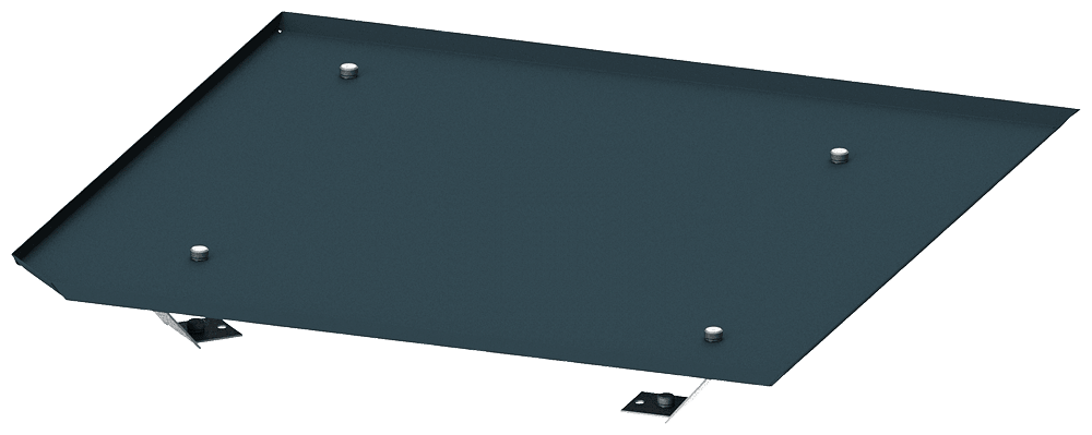 SIEMENS - Piastra del tetto rialzata IPX1, La: 400mm P: 600mm 8PQ23044BA11