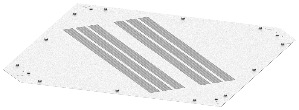 SIEMENS - Tetto per scomparto dangolo, IP40 P: 800mm 8PQ23088BA06