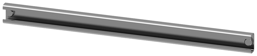 SIEMENS - Staffa di ammaraggio cavi, profilo C30x15mm, La: 400mm, 1 confezione=5 pezzi, 8PQ30000BA41