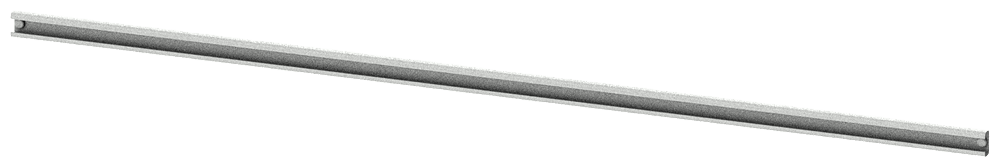 SIEMENS - Staffa di ammaraggio cavi, profilo C30x15mm, La: 1200mm, 1 confezione=5 pezzi 8PQ30000BA87