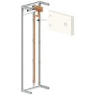 SIEMENS - Supporto sbarre N/Pen/PE, sbarra collettrice verticale, 1 set = 4 pezzi