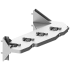 SIEMENS - Supporto sbarre di distribuzione verticali a gradini, 2x 40x10mm