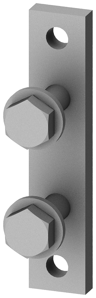 SIEMENS - Collegamento struttura PE, 1 confezione=6 pezzi 8PQ40000BA82