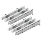 SIEMENS - Supporto sbarre di distribuzione verticali piane, La: 200mm, 1 set=2 pezzi
