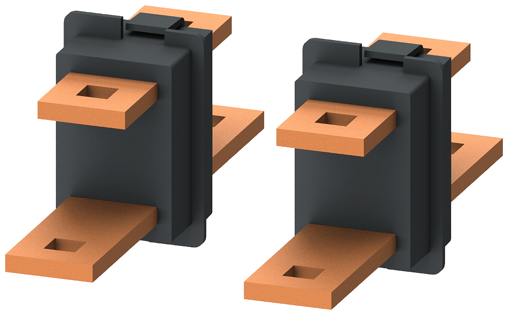 SIEMENS - Terminale di collegamento 2x25x5 mm, 1 set =2 pezzi 8PQ50000BA72