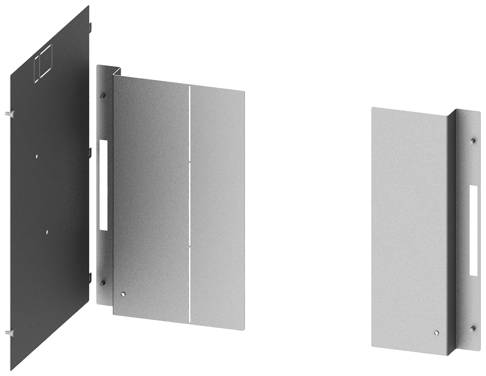 SIEMENS - Segregazione 3WA GC I, a 3/4 poli, esecuzione estraibile, A: 550mm La: 800mm 8PQ50001BA66