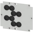 SIEMENS - Copertura collegamento posteriore 3VL4 (400A), a 4 poli, esecuzione estraibile, esecuzione fissa 8PQ50003BA74