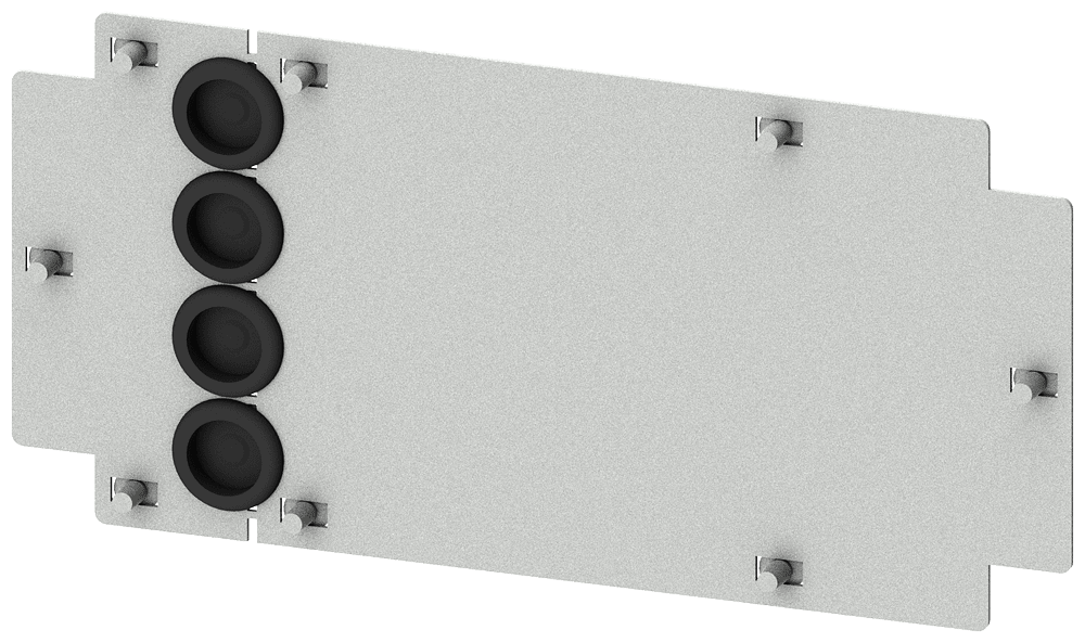 SIEMENS - Piastra di copertura ingresso cavi 3VA10 (100A) 8PQ50004BA80