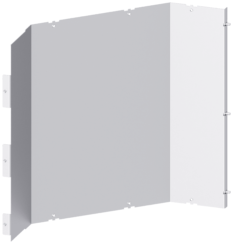 SIEMENS - Segregazione, collegamento sbarra collettrice verticale, posteriore 3VA, A: 450mm La: 800mm 8PQ50005BA77