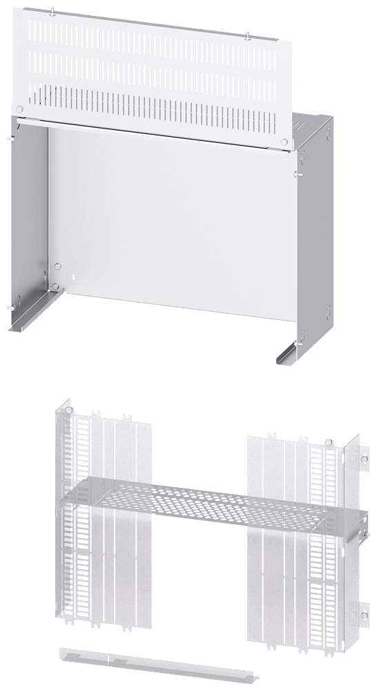 SIEMENS - Segregazione 3WA (800 V) grandezza costruttiva 1, sbarra collettrice principale in alto La: 600mm P: 400mm 8PQ50006BA31