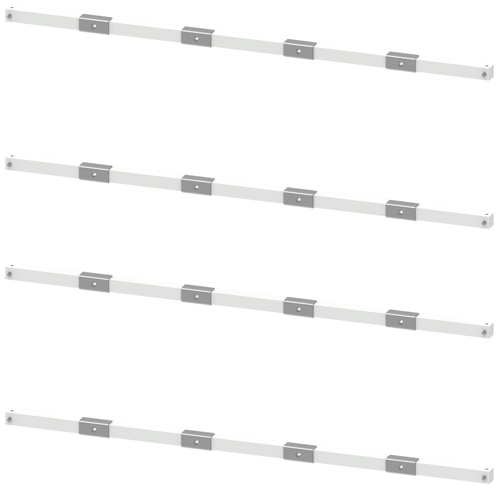 SIEMENS - Supporto in Durostone, 3WA GC III, La: 1000mm, 1 set = 4 pezzi 8PQ60004BA40