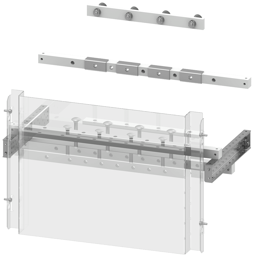SIEMENS - Collegamento cavi 3WA GC I, a 3/4 poli, esecuzione fissa, La: 600mm 8PQ60005BA81
