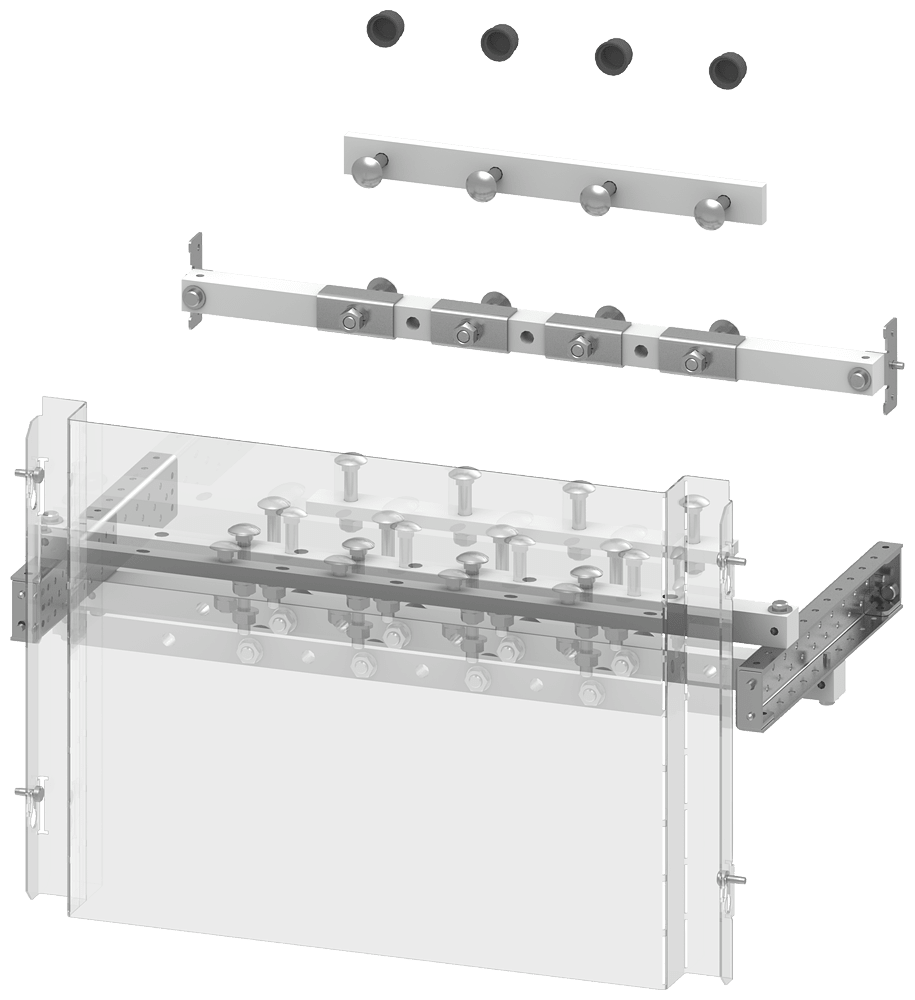 SIEMENS - Collegamento cavi 3WA GC I, a 3/4 poli, esecuzione estraibile, La: 600mm 8PQ60005BA82