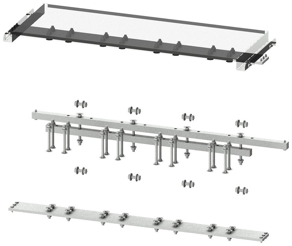 SIEMENS - Collegamento cavi 3WA GC III (5.000 A), a 3/4 poli, esecuzione fissa 8PQ60005BA85