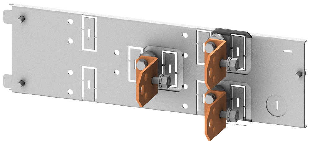 SIEMENS - Collegamento cavi 3VA12 (250A) A: 150mm esecuzione fissa, zoccolo da innesto 8PQ60008BA12