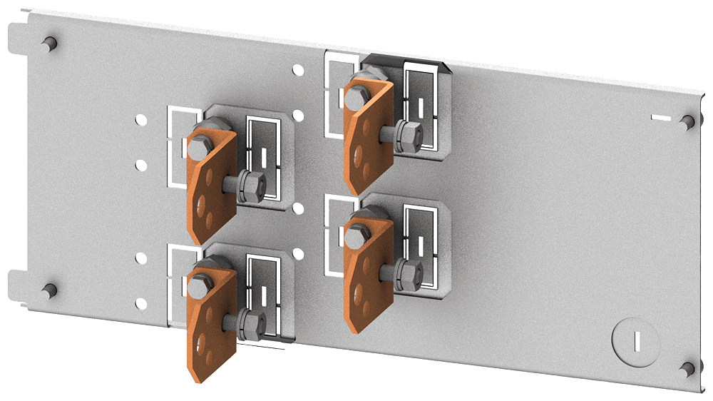 SIEMENS - Collegamento cavi 3VA12 (250A) A: 200mm esecuzione fissa, zoccolo da innesto 8PQ60008BA15