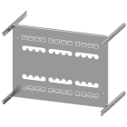 SIEMENS - piastra di montaggio 3VA20 (100A), 3VA21 (160A), 3VA22 (250A), a 3 o 4 poli, RCD: con; installazione fissa, A: 450mm, La: 600mm