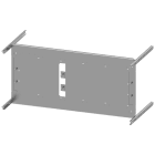 SIEMENS - piastra di montaggio 3VA12 (250A), a 3 poli, struttura 8US, A: 350mm, La: 800mm