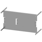SIEMENS - piastra di montaggio 3VA20 (100A), a 3 poli, struttura 8US, A: 400mm, La: 800mm