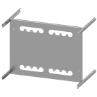 SIEMENS - piastra di montaggio 3VA13 (400A), 3VA14 (630A), 3VA23 (400A), 3VA24 (630A), a 4 poli, tecnica ad innesto, RCD: senza, A: 450mm, La: 600mm