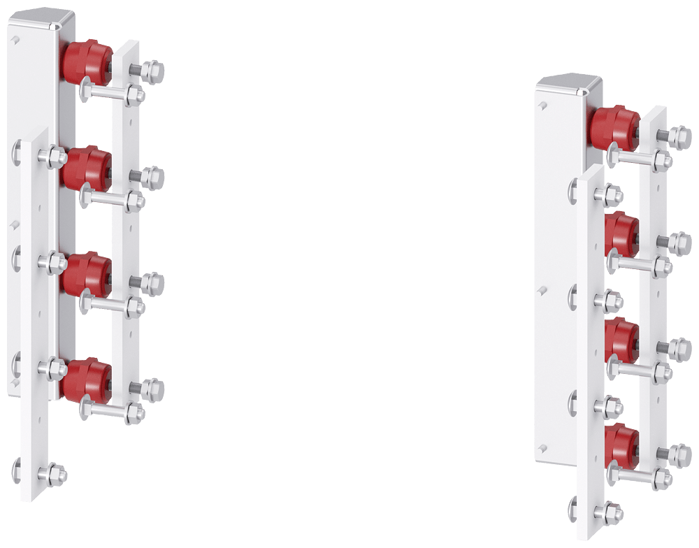 SIEMENS - Collegamento cavi, 3VA15 (1000A), 3VA25 (1000A), 3VA26 (1250A) esecuzione fissa a 3/4 poli 8PQ60014BA33