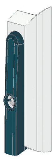 SIEMENS - Leva girevole con comando 8PQ94000BA08