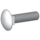 SIEMENS - Vite a testa bombata piatta con collo quadrato M10x35, DIN 603, 1 confezione=50 pezzi