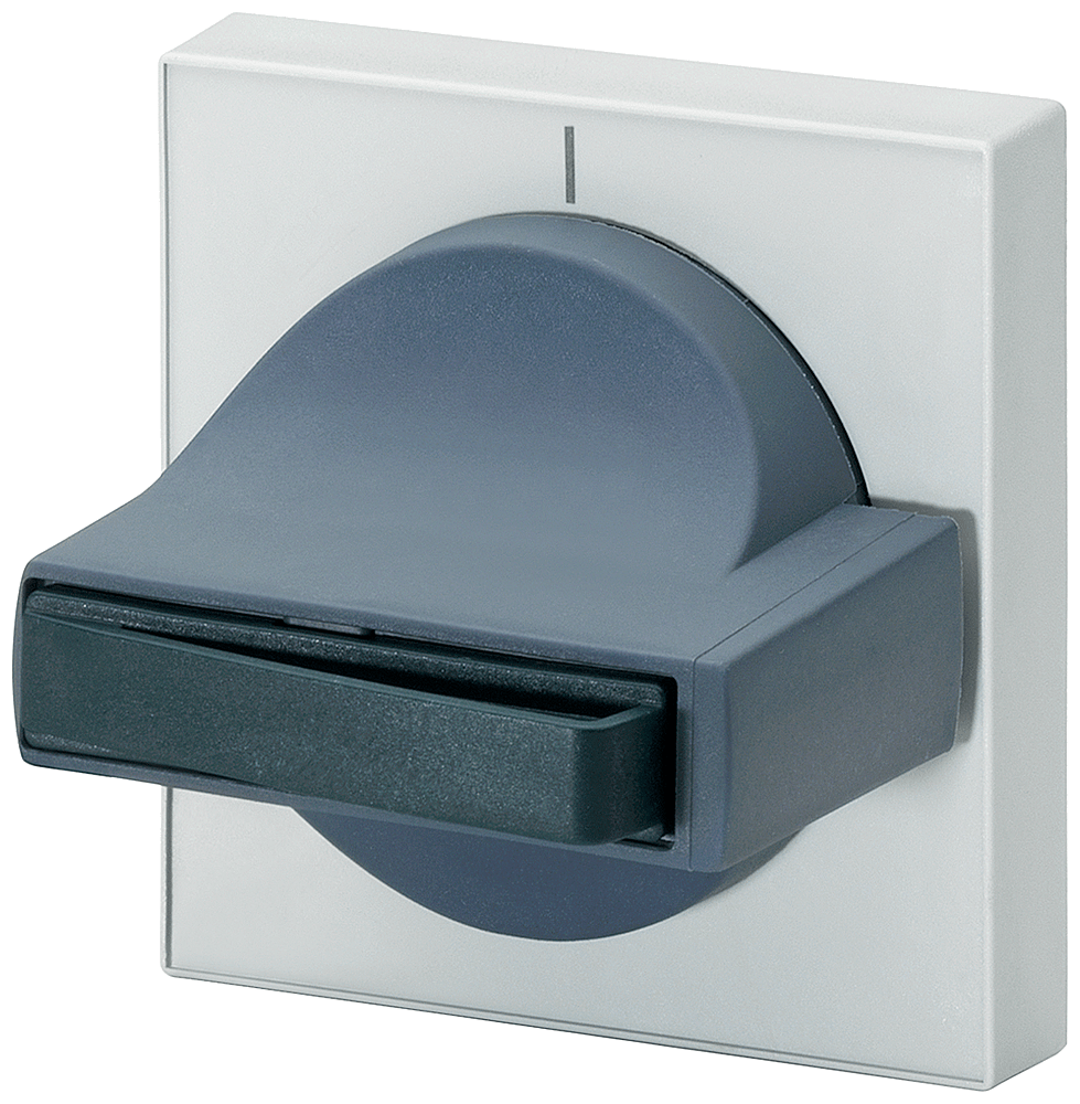 SIEMENS - Operatore 8UC7 con mostrina frontale, operatore grigio titanio, mostrina frontale grigio chiaro, parte di ricambio