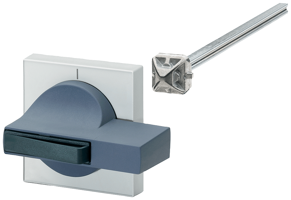 SIEMENS - Comando porta 8UC7, operatore colore grigio titanio/blu verde Basic, mostrina frontale colore grigio chiaro 8UC73131BB30