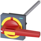 SIEMENS - Comando rotativo bloccoporta OFF di emergenza, compensazione della tolleranza, 100x100, albero 10x10, 0-I