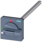 SIEMENS - Comando rotativo bloccoporta standard senza compensazione della tolleranza, 75x75, albero 8x8, 0-I