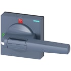 SIEMENS - Operatore con mostrina frontale standard, dimensioni 100 x 100, per albero 10x 10, 0-I