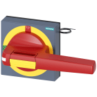 SIEMENS - Operatore con mostrina frontale OFF di emergenza con illuminazione, dimensioni 100x 100