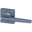 SIEMENS - Operatore con mostrina frontale standard, dimensioni 100 x 100, per albero 12x 12, Test-0-I 8UD18614AF01