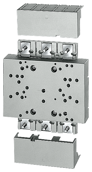SIEMENS - Sistema di sbarre collettrici interasse sbarre 60 mm, adattatore apparecchio, larghezza: 185 mm 8US12104AF00