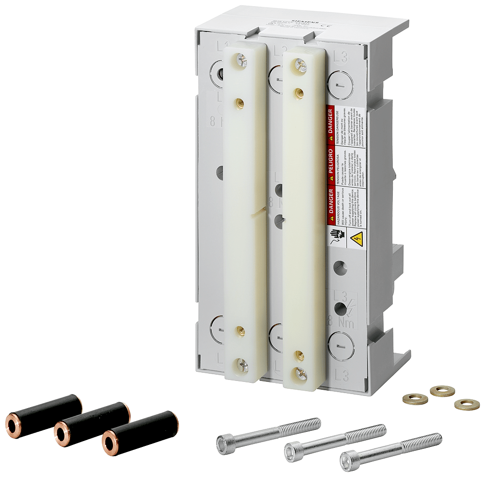 SIEMENS - Adattatore per sbarre collettrici SYS. UL 508 60 mm, sistema di sbarre collettrici 60 mm 8US12134AQ03