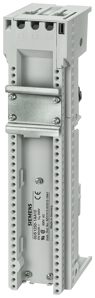 SIEMENS - Sistema di sbarre collettrici interasse sbarre 60 mm, portapparecchi, larghezza: 45 mm 8US12501AA10