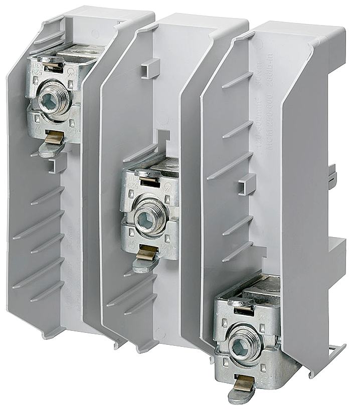 SIEMENS - Set di morsetti di collegamento, a 3 poli, conduttore tondo 95 ... 300 mm², AWG