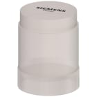 SIEMENS - Elemento luce lampeggiante, con LED integrato, trasparente, AC/DC 24 V, diametro 50 mm