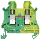 SIEMENS - Morsetto passante PE con collegamento a vite, larghezza morsetto 6,2 mm, colore verde-giallo