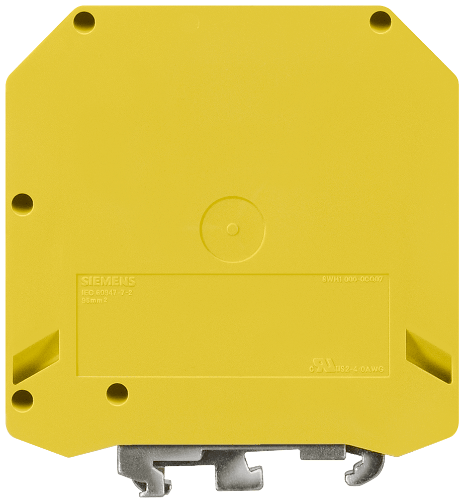 SIEMENS - Morsetto per conduttore di protezione con collegamento a vite, sezione: 35 ... 95 mm², AWG: 2-4/0,