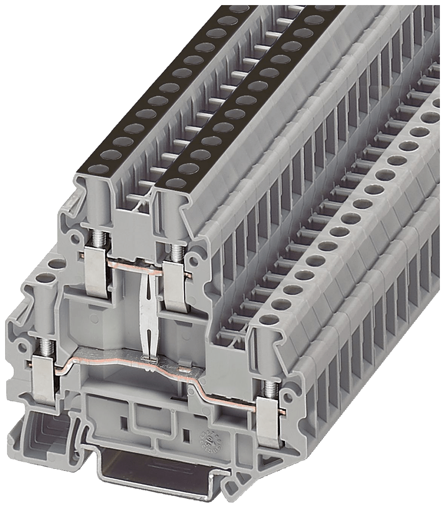 SIEMENS - Morsetto a due piani con collegamento a vite, dimensione del morsetto 2,5 mm² larghezza morsetto 5,2 mm