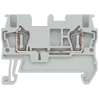 SIEMENS - Morsetto passante con collegamento a molla, sezione: 0,14 ... 1,5 mm², larghezza: 4,2 mm