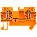 SIEMENS - Morsetto passante con collegamento a molla, sezione: 4 mm², larghezza: 6,2 mm